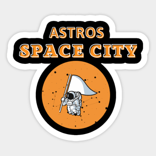 astros space city Sticker